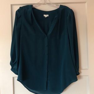 EUC Anthropologie Odille silk blouse size 8